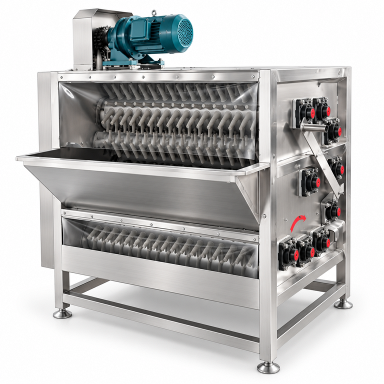 Horizontal Poultry Plucking Machine